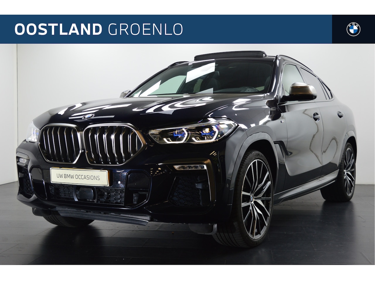 BMW X6 - M50i High Executive Automaat / Panoramadak Sky Lounge / Laserlight / Massagefunctie / Soft - AutoWereld.nl