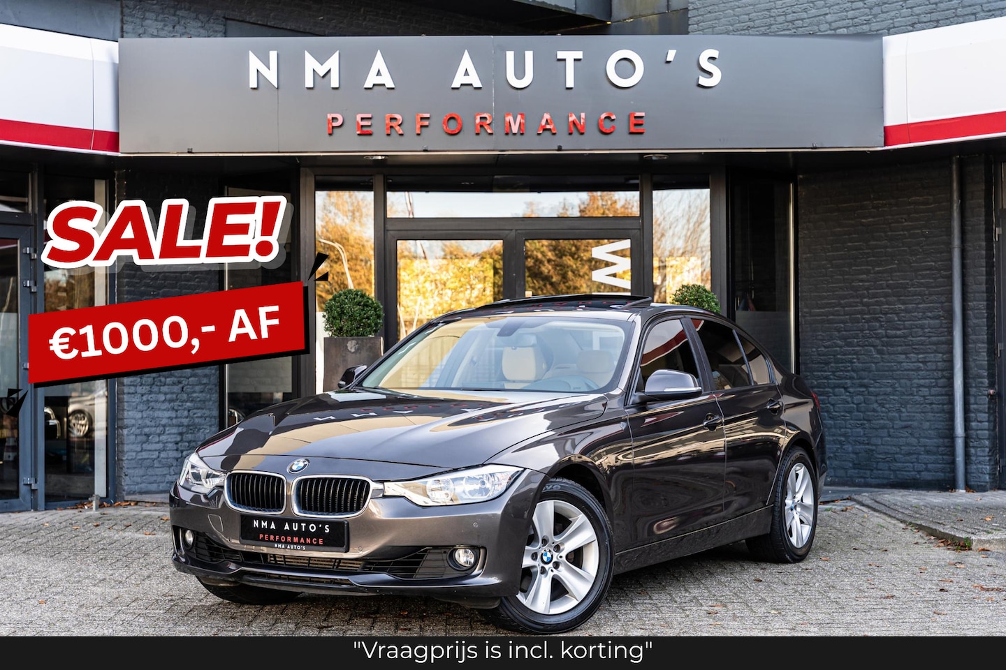 BMW 3-serie - 328i xDrive High Executive DAK | STOELVERWARMING | KEYLESS | NBT | GARANTIE - AutoWereld.nl