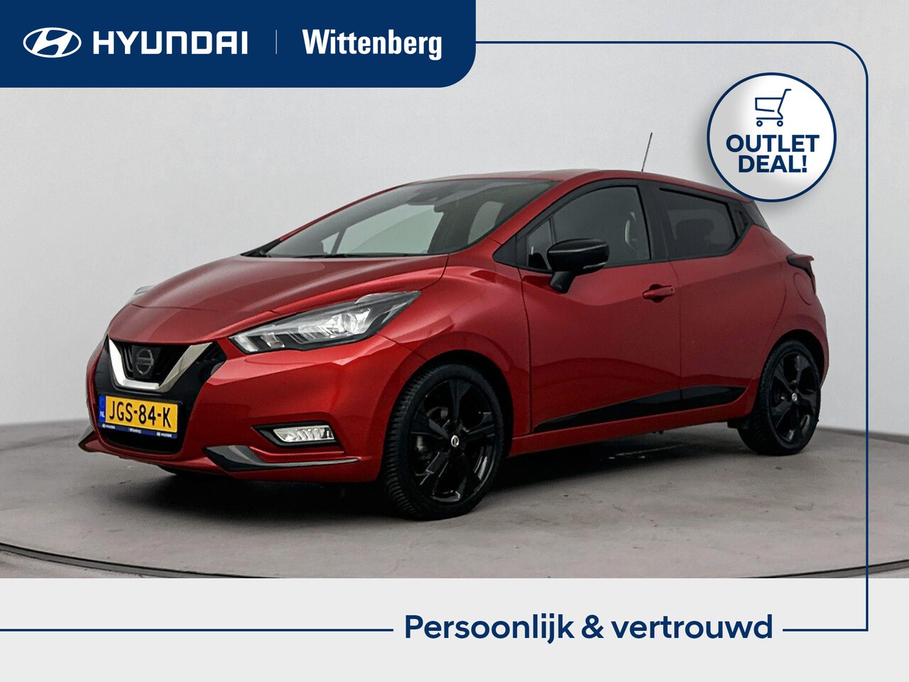 Nissan Micra - 1.0 IG-T N-SPORT | OUTLET DEAL! | ZWART GELAKTE 17'' LM VELGEN | ALL SEASONS | AIRCO | CRU - AutoWereld.nl