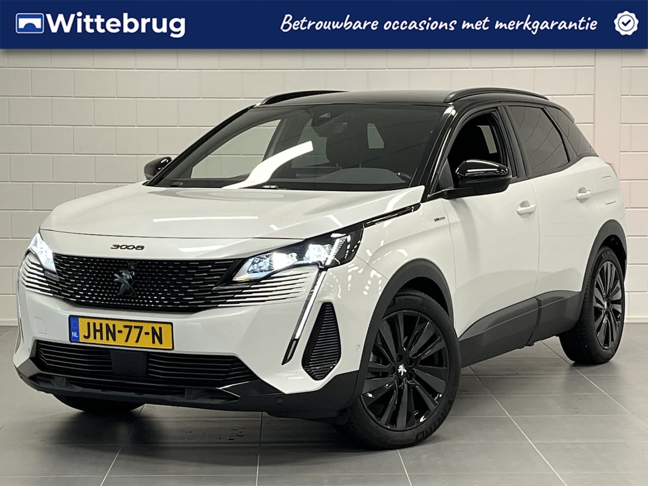 Peugeot 3008 - 1.6 HYbrid 225 GT BLACK PACK | STOELVERWARMING | FULL LED | ZEER COMPLEET! - AutoWereld.nl