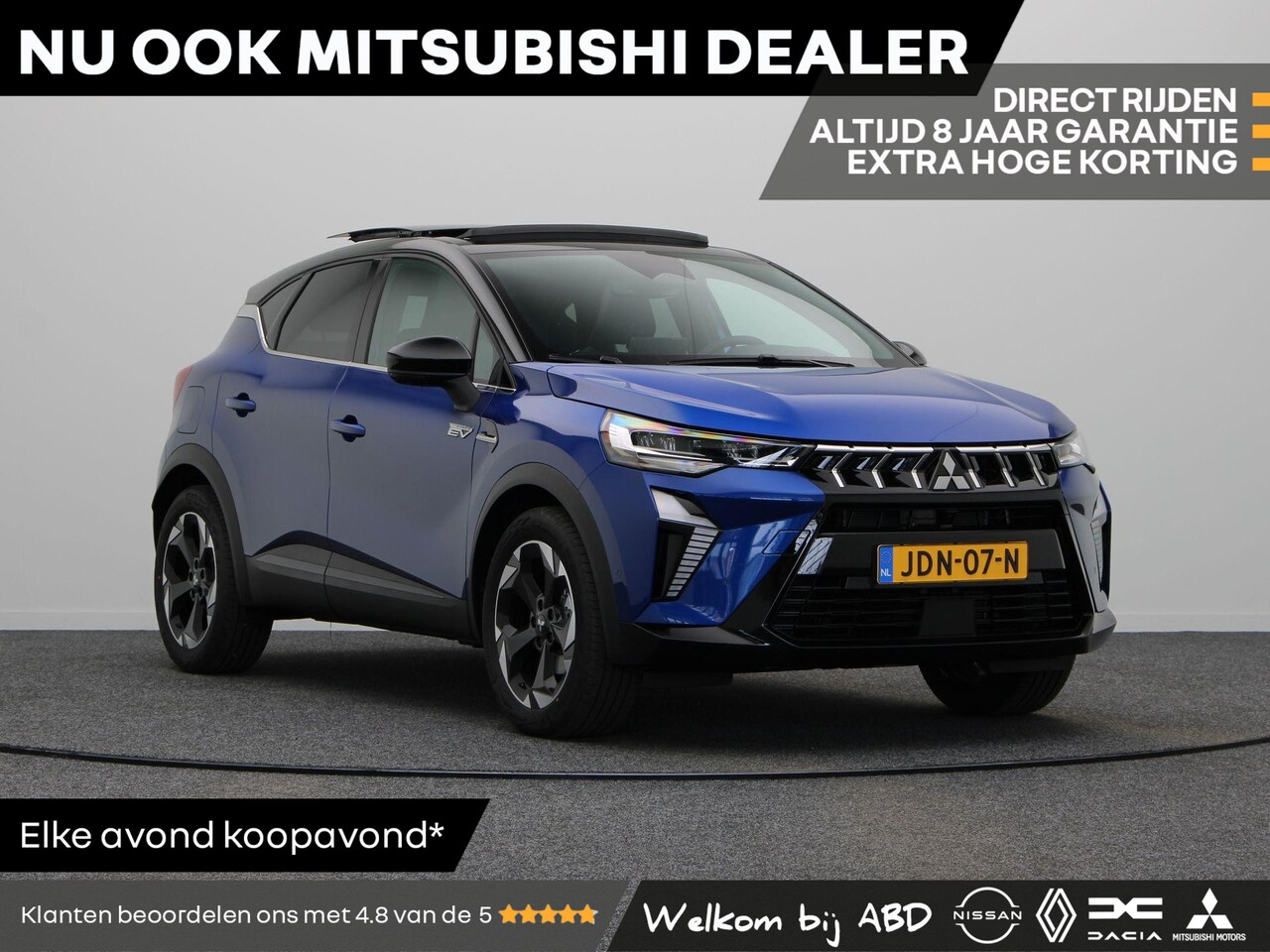 Mitsubishi ASX - 160pk HEV AT Instyle | Panorama dak | Leder | Automaat | Rijklaarprijs! | - AutoWereld.nl