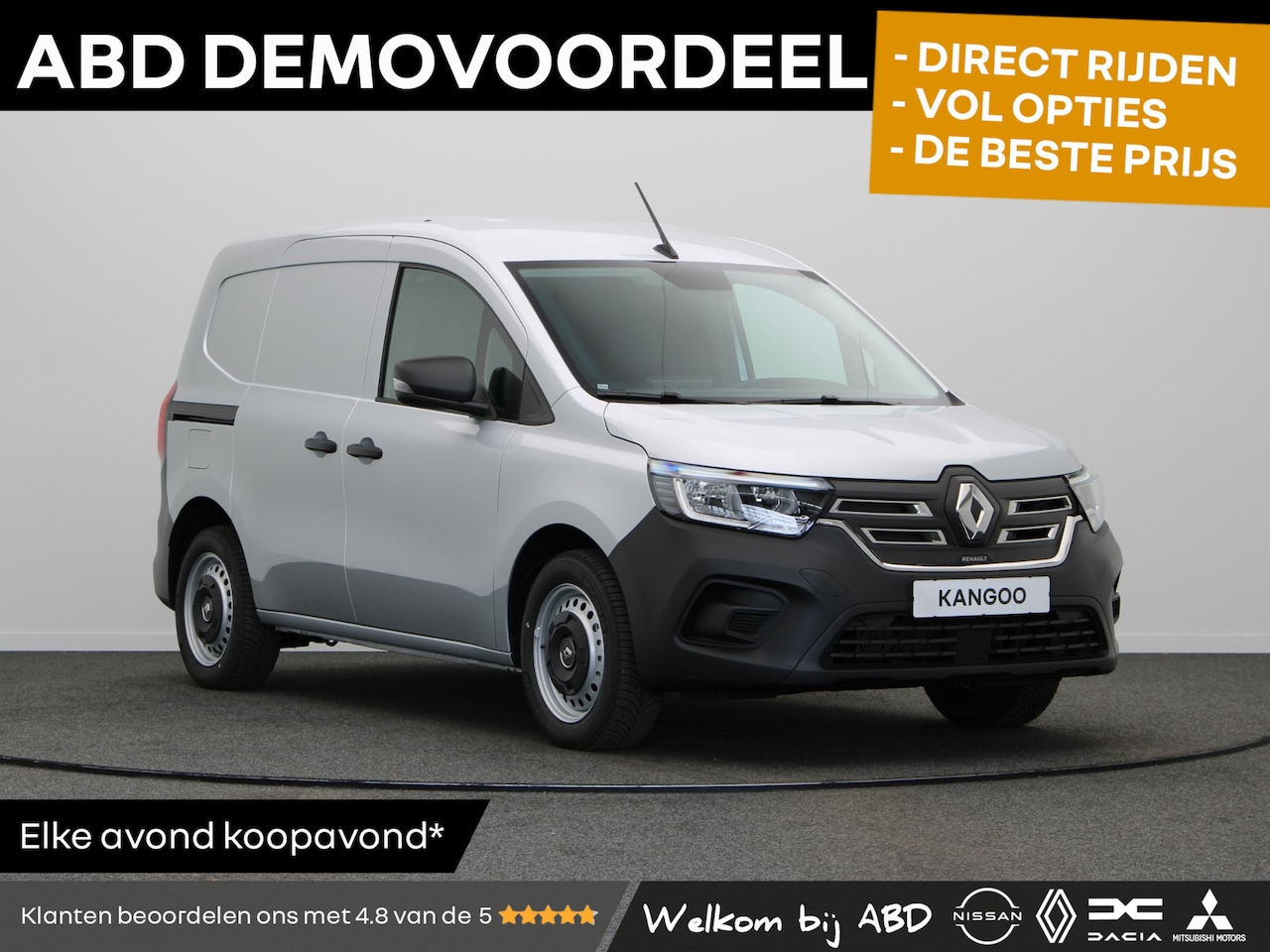 Renault Kangoo E-Tech - Advance 22 kW 44 kWh | Hoge korting | Lage rente | Direct rijden | Vol opties | - AutoWereld.nl