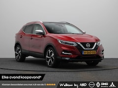 Nissan Qashqai - 1.3 DIG-T Tekna + | Lederen bekleding | Stoelverwarming | Trekhaak | Bose Audio | Apple Ca