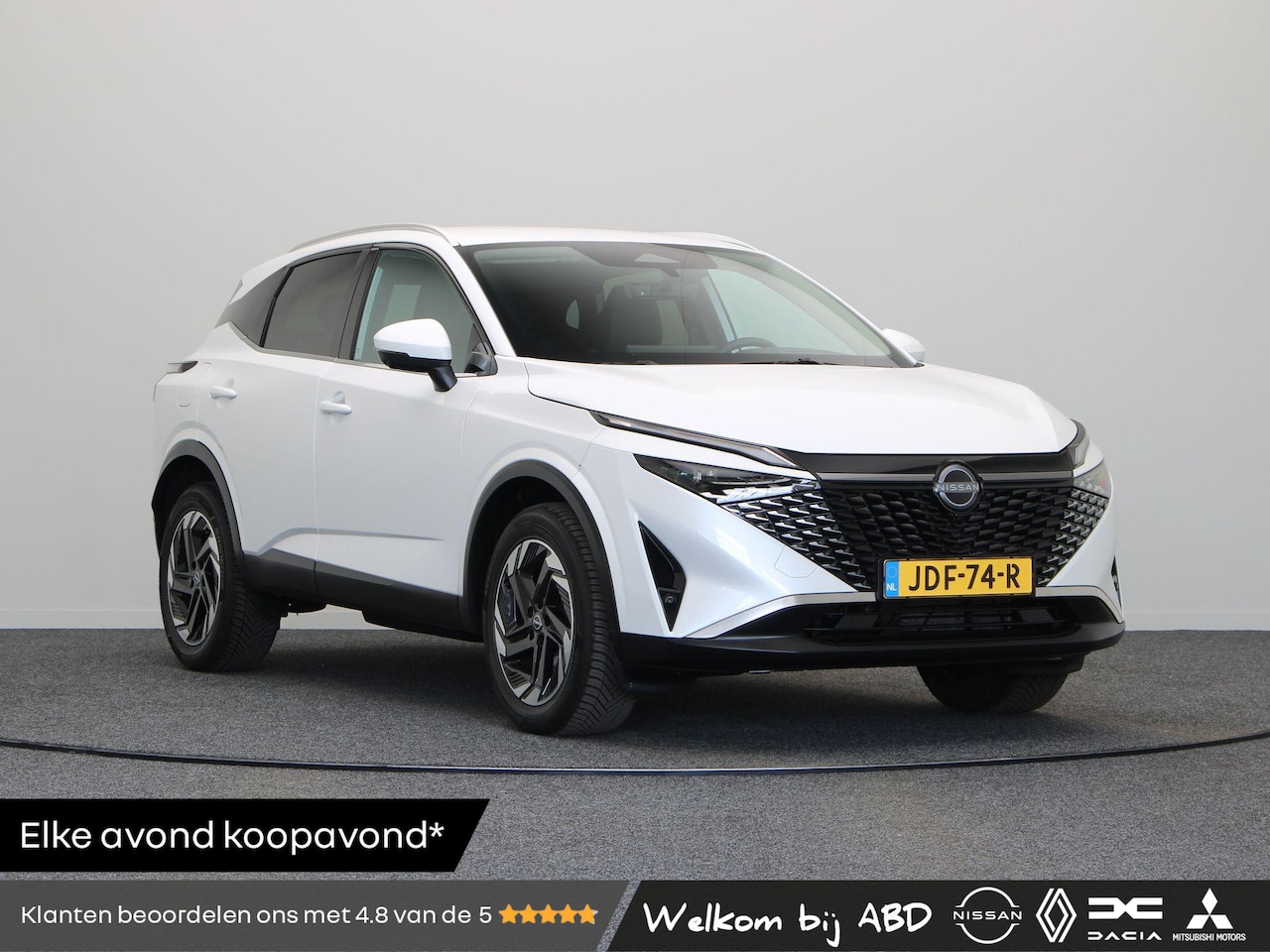 Nissan Qashqai - 158pk MHEV Xtronic N-Connecta | Headup display | 18" Velgen | Stoel, Stuur en Voorruitverw - AutoWereld.nl