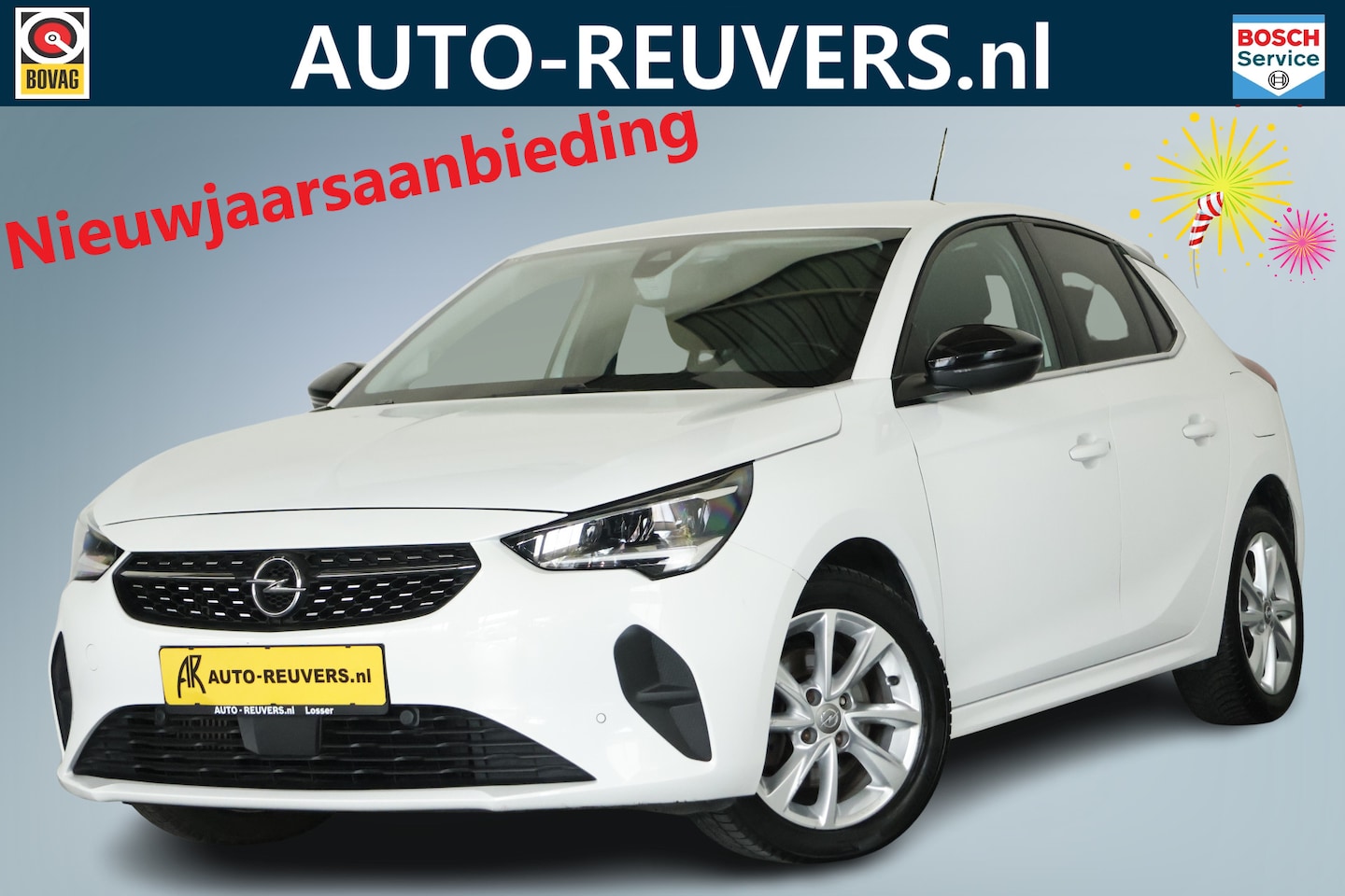 Opel Corsa - 1.2 Elegance / Automaat / Carplay / Camera / Cruise / Half Leder - AutoWereld.nl