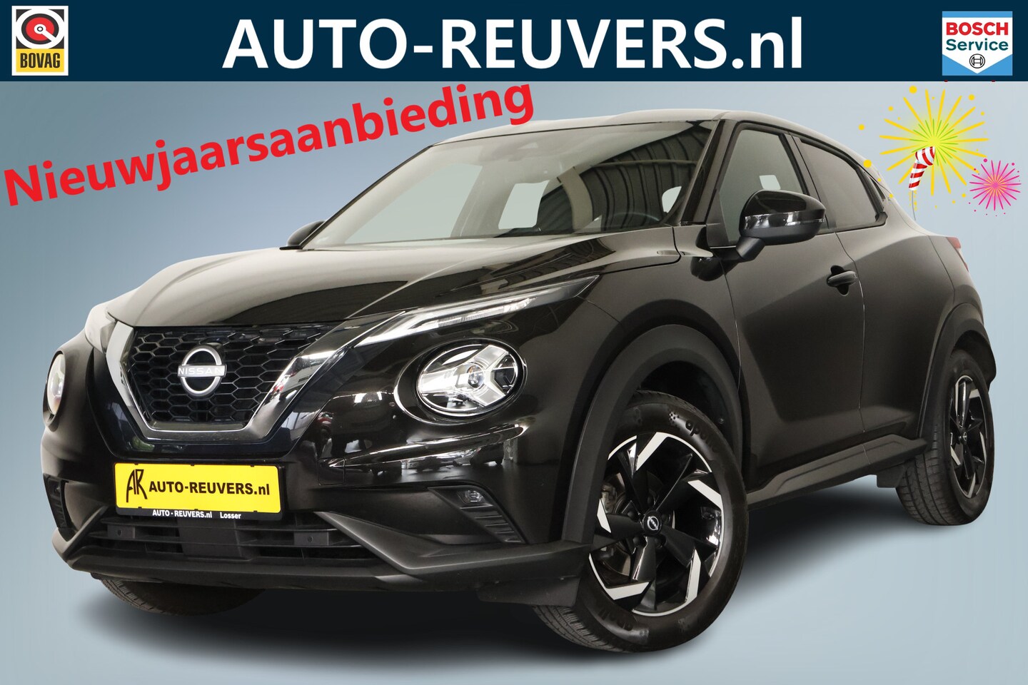 Nissan Juke - 1.0 DIG-T N-Connecta / LED / Navi / CarPlay / Cam / Clima - AutoWereld.nl