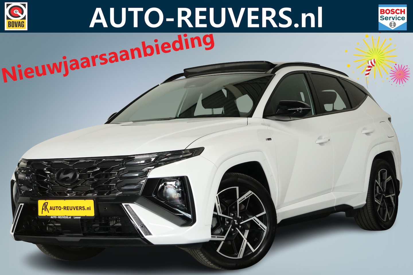 Hyundai Tucson - 1.6 T-GDI PHEV N Line 4WD (Nieuw Model) Panorama / Opendak / HUD / ACC / CarPlay / Cam - AutoWereld.nl