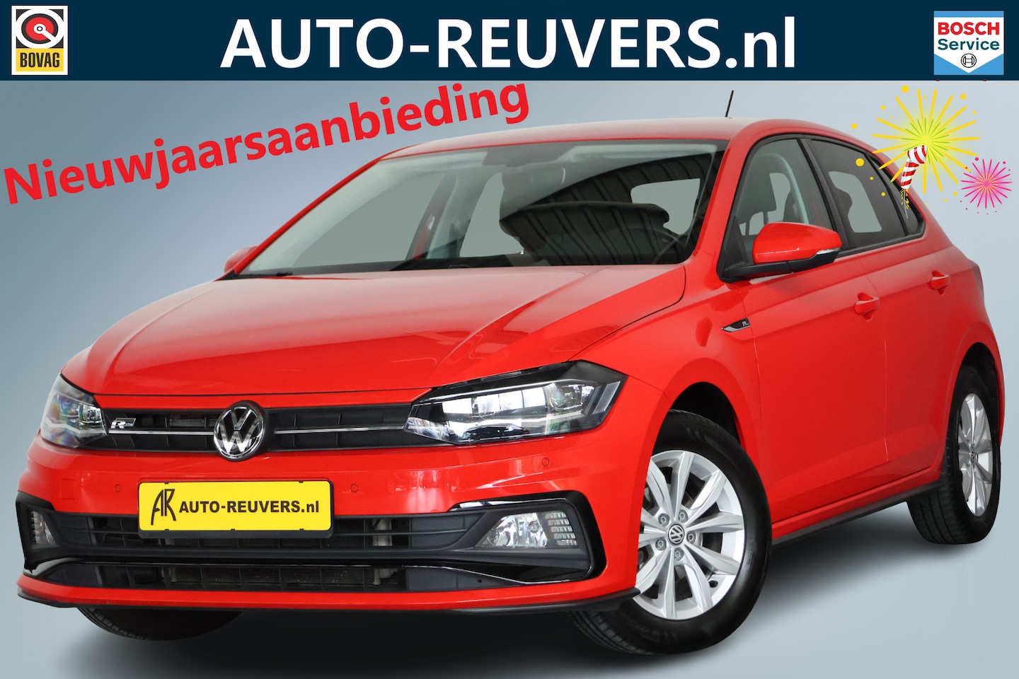 Volkswagen Polo - 1.0 TSI R-Line / LED / DSG / Clima / Bluetooth - AutoWereld.nl