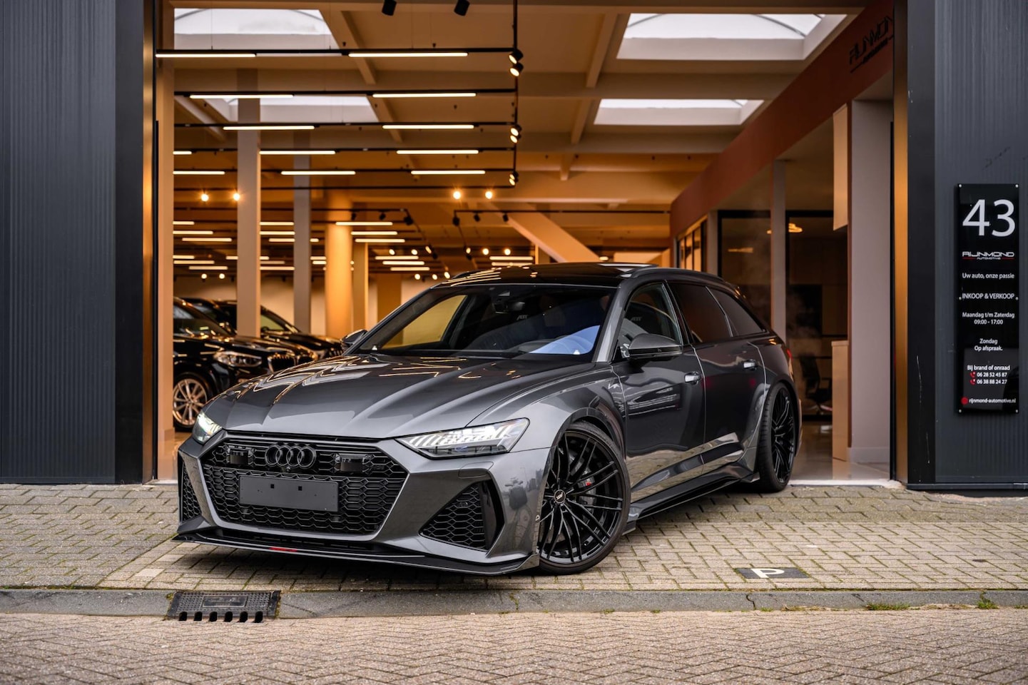 Audi RS6 - Avant TFSI quattro ABT-S 740 PK|B&O|Carbon|Hud|Alcantara|Keramisch|22Inch| - AutoWereld.nl