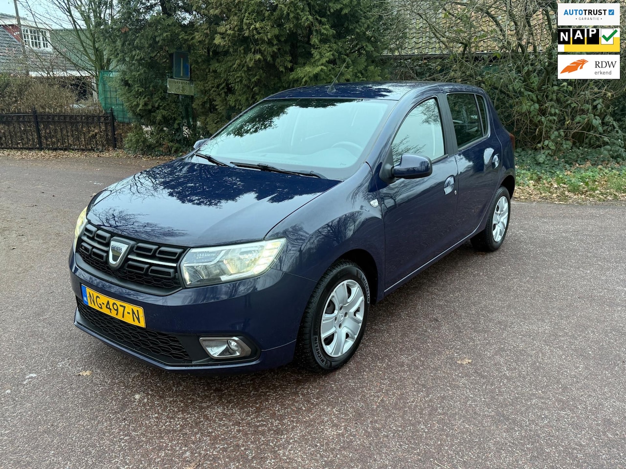 Dacia Sandero - 0.9 TCe Laureate / Airco / cruisecontrol / NAP / Led / Apk / Aux - AutoWereld.nl
