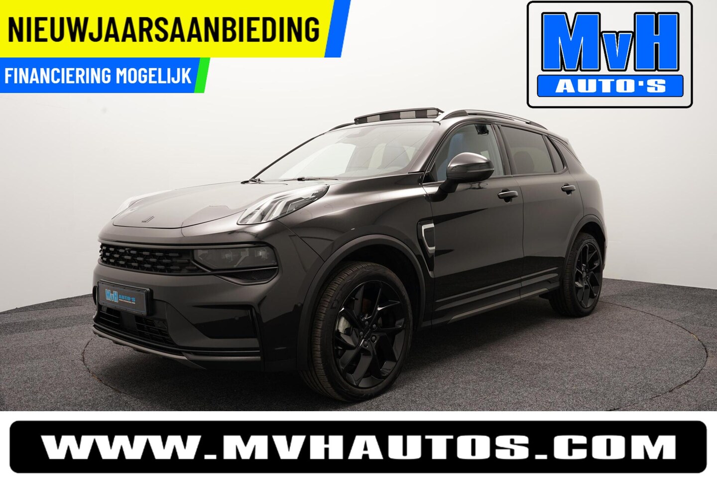 Lynk & Co 01 - 1.5 Hybride|FULL BLACK XL|ZWARTE.HEMEL|NAP - AutoWereld.nl