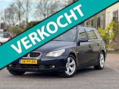 BMW 5-serie Touring - 525i High Executive | Schuifdak | Parkeersensoren | Navigatie | Elektrische leder stoelen