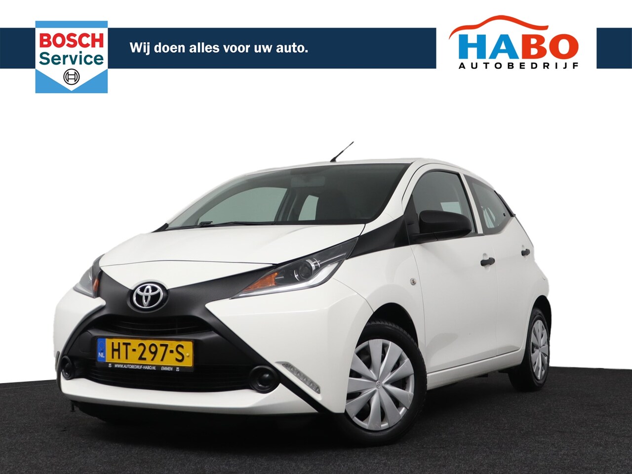 Toyota Aygo - 1.0 VVT-I X-NOW 5DRS AC/SPEED.LIMIT/CV+AB/ELEK.RAMEN - AutoWereld.nl