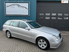 Mercedes-Benz E-klasse Combi - 200 K. Avantgarde Automaat Clima Elec dak Half leder Cruise Pdc Trekhaak bi-Xenon NL Auto
