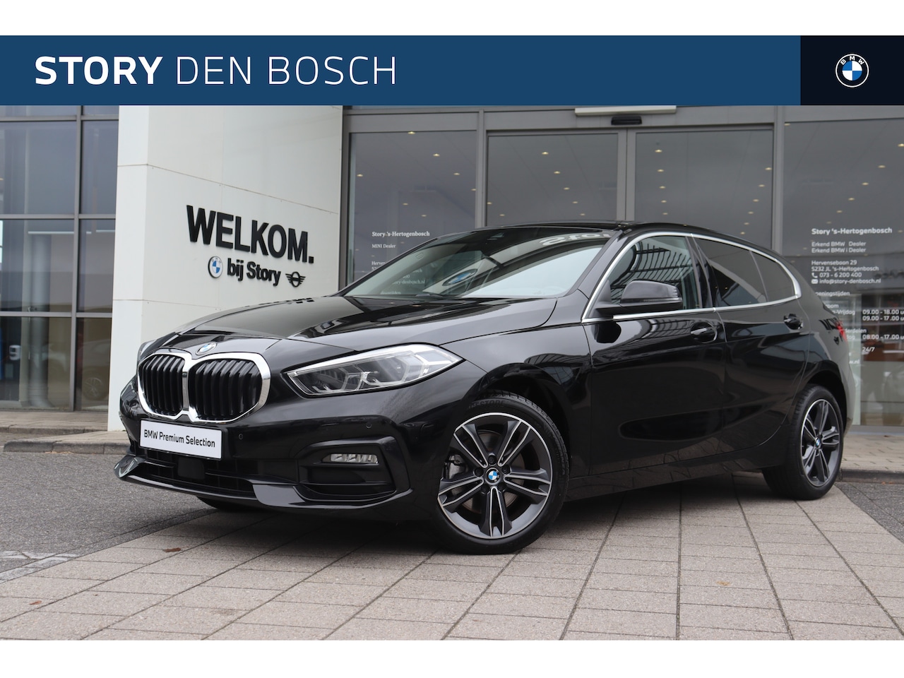 BMW 1-serie - 118i Sport Line Automaat / Sportstoelen / LED / Live Cockpit Professional / Cruise Control - AutoWereld.nl