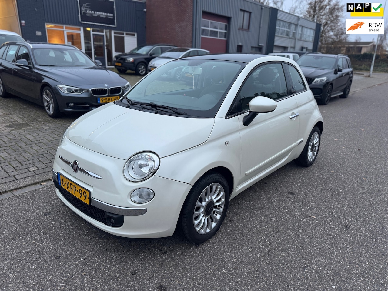 Fiat 500 - 1.0 TwinAir Lounge 2013 Wit | Pano | Apk - AutoWereld.nl