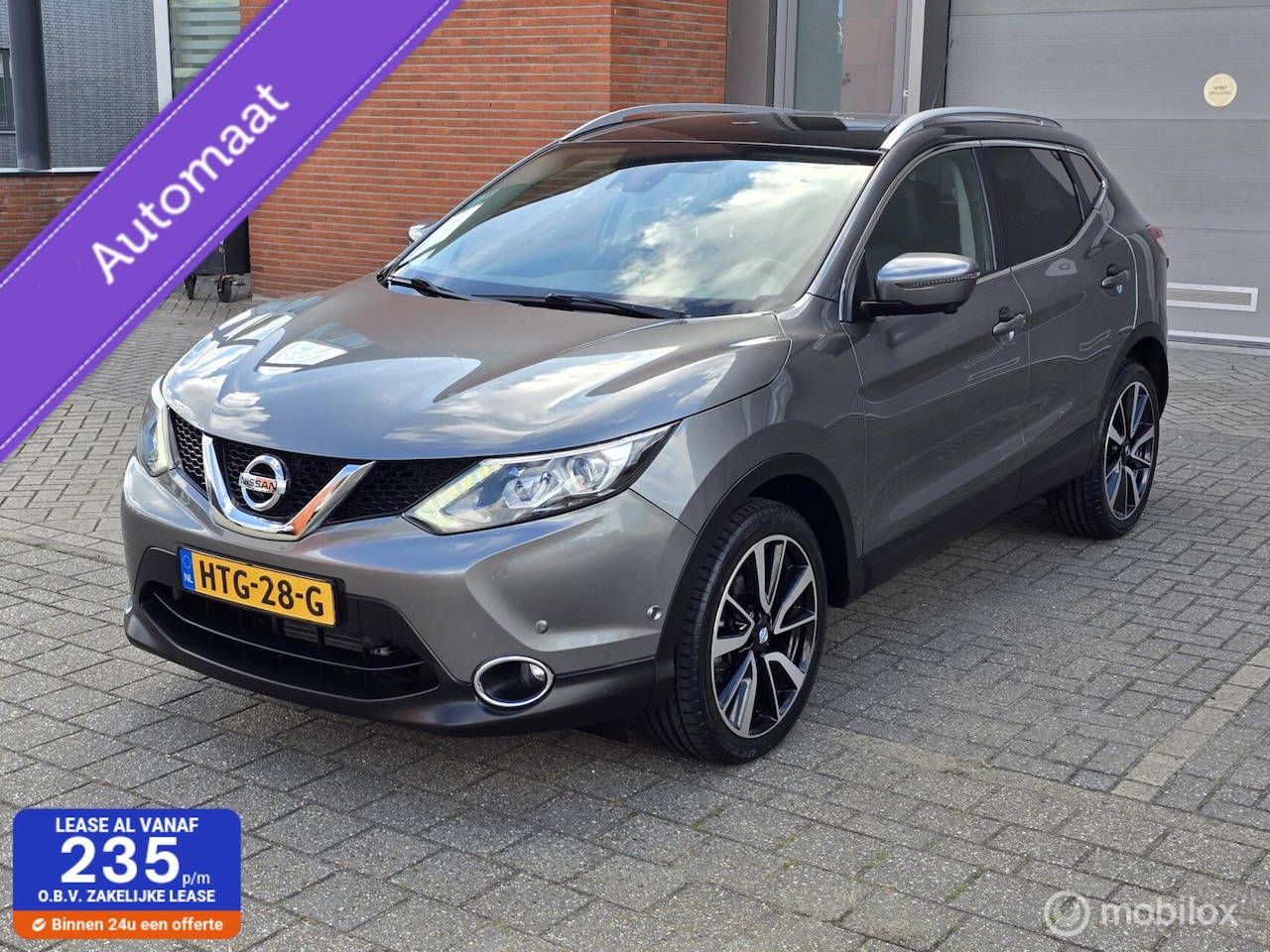 Nissan Qashqai - 1.2Tekna✅️Automaat✅️Pano✅️ - AutoWereld.nl