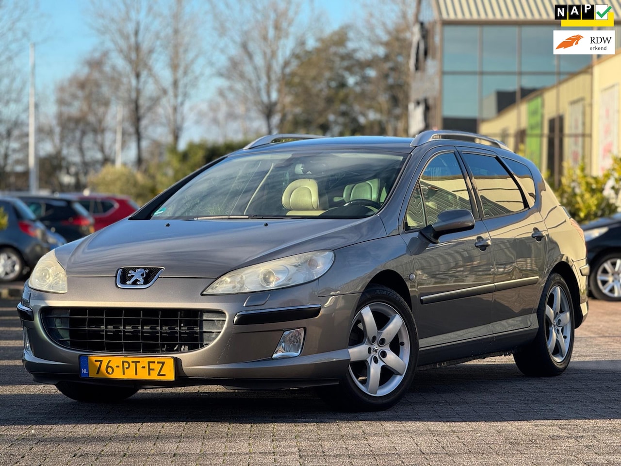 Peugeot 407 SW - 2.0-16V XT Pack | Automaat | Leder elektrische stoelen| Panoramadak | Parkeersensoren | Tr - AutoWereld.nl
