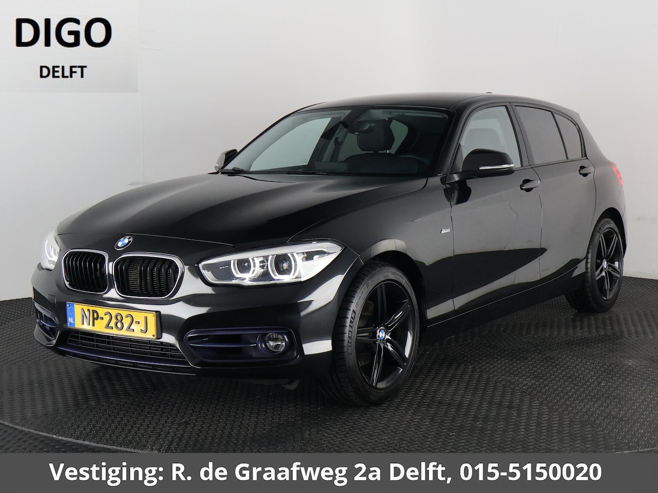BMW 1-serie - 118d High Executive Automaat | Navigatie | Leder | Stoelverwarming | - AutoWereld.nl