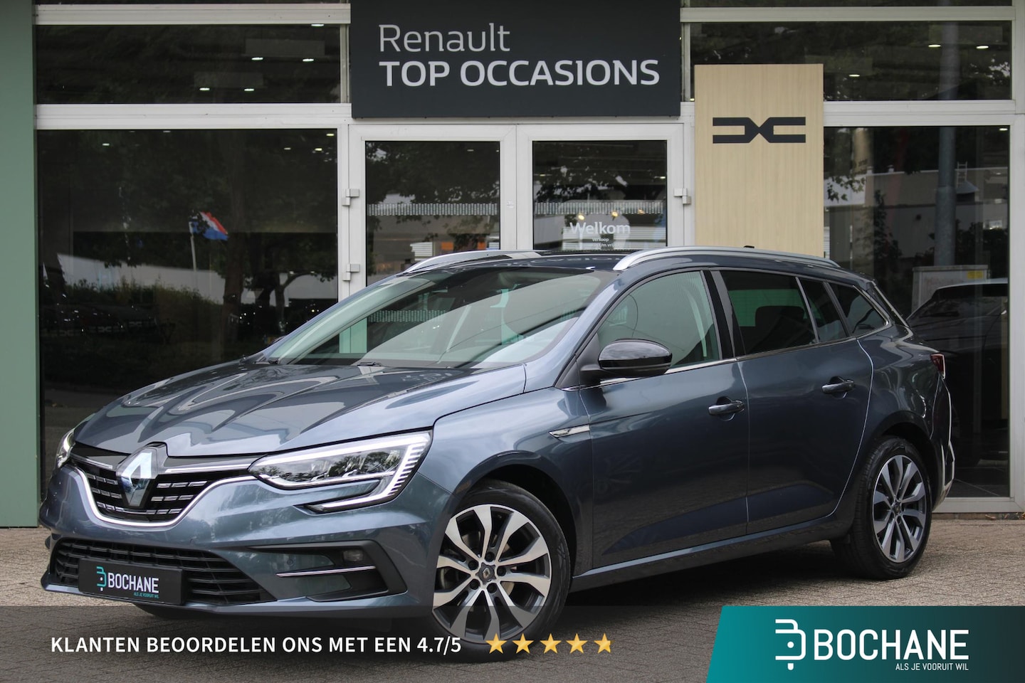 Renault Mégane Estate - 1.3 TCe 140 Techno Stoel + Stuurverwarming | Dodehoekdetectie | Adaptive Cruisecontrol | P - AutoWereld.nl
