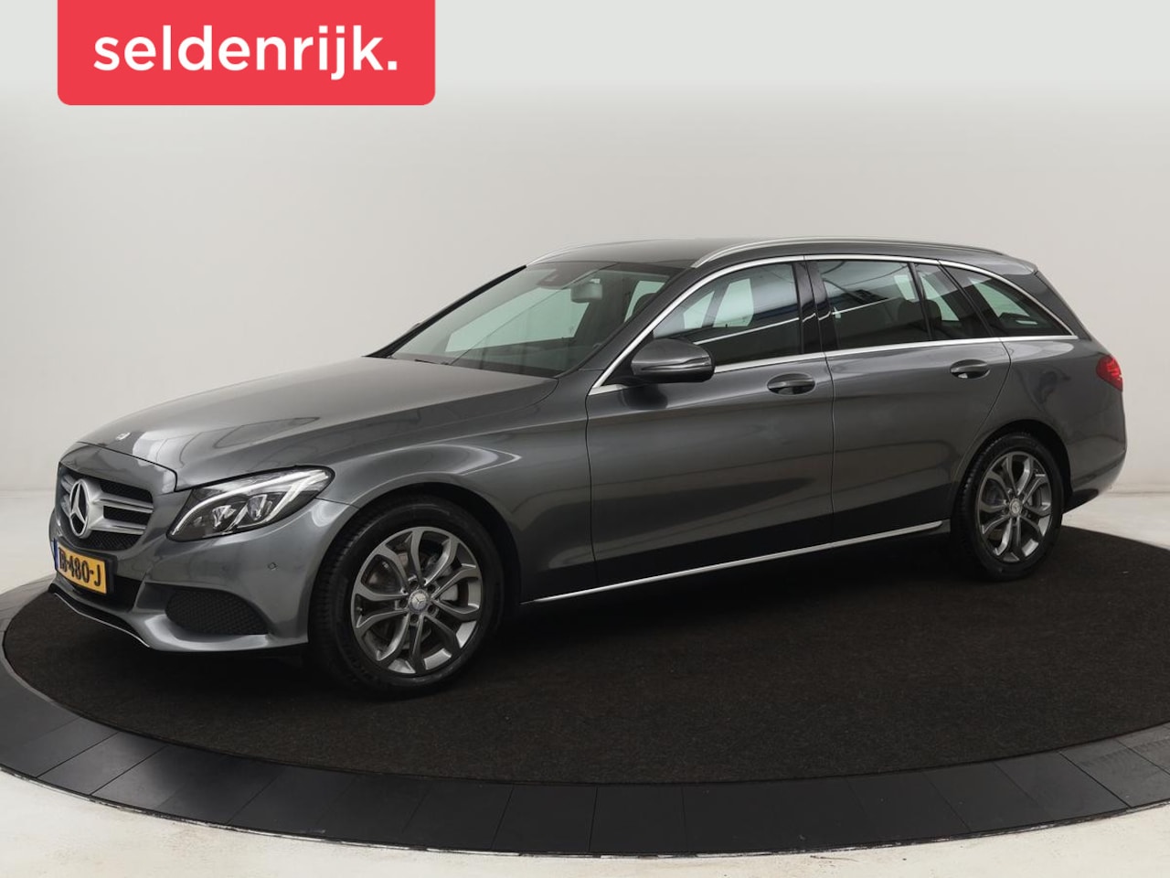 Mercedes-Benz C-klasse Estate - 180 Prestige | Stoelverwarming | Half leder | Navigatie | Full LED | Park Assist | Cruise - AutoWereld.nl