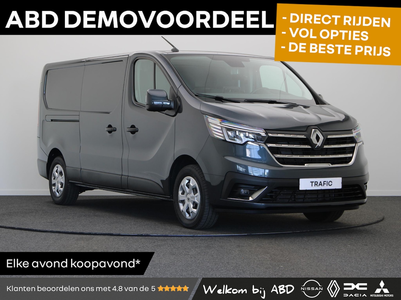 Renault Trafic E-Tech - T29 L2H1 Comfort 52 kWh | Volledig elektrisch | Parkeersensoren rondom | Achteruitrijcamer - AutoWereld.nl