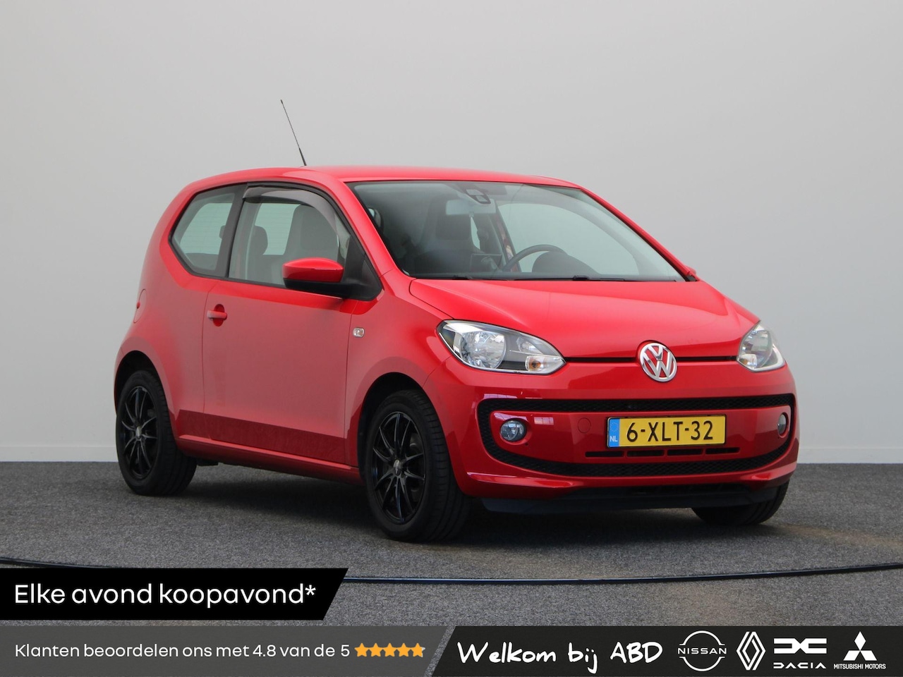 Volkswagen Up! - 1.0 high up! BlueMotion | Cruise Control |Sensoren Achter | Navigatie | Elektrische Ramen - AutoWereld.nl