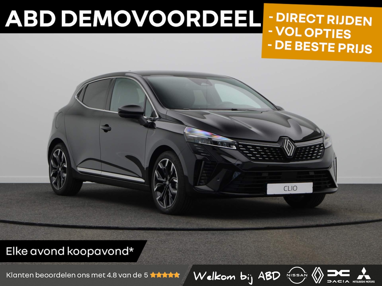 Renault Clio - E-Tech Full Hybrid 145pk techno | 17" lichtmetalen velgen | Chromen accenten | - AutoWereld.nl