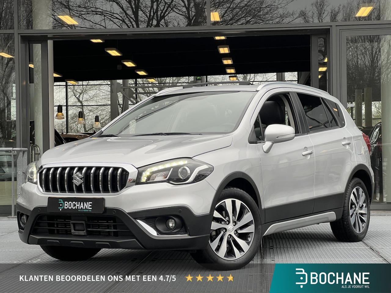 Suzuki S-Cross - 1.0 Boosterjet High Executive | Schuifkanteldak | Leder | Navigatie | 1ste eigenaar! - AutoWereld.nl