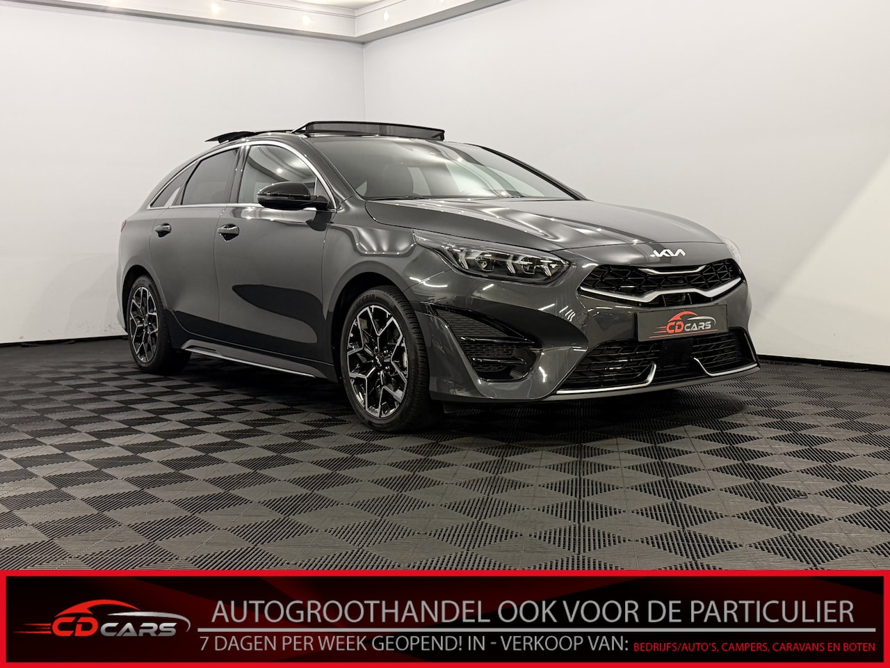 Kia Pro cee'd - 1.0 T-GDi GT-Line Pano, Half leder, Camera, Navi, Keyless start, Elektriscche achterklep, - AutoWereld.nl