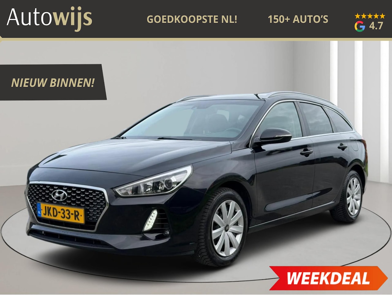 Hyundai i30 Wagon - 1.4 T-GDI Comfort|Camera|AUTOMAAT|Xenon|Stuurverw|NAVI|Cruise - AutoWereld.nl
