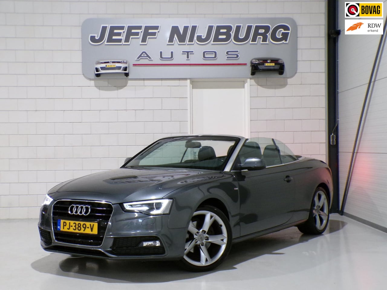 Audi A5 Cabriolet - 1.8 TFSI Pro Line S "Automaat" 2x S-Line Xenon-LED Stoelverwarming Bluetooth Navigatie Led - AutoWereld.nl