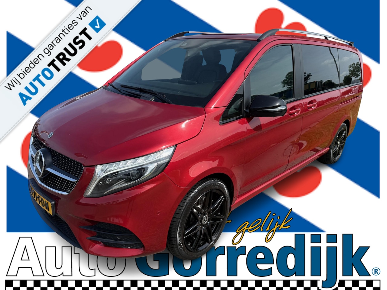 Mercedes-Benz V-klasse - 300d 4-MATIC Lang DC AMG 239Pk Dubbele Cabine Avantgarde BURMESTER, 360, Trekhaak, FULL OP - AutoWereld.nl