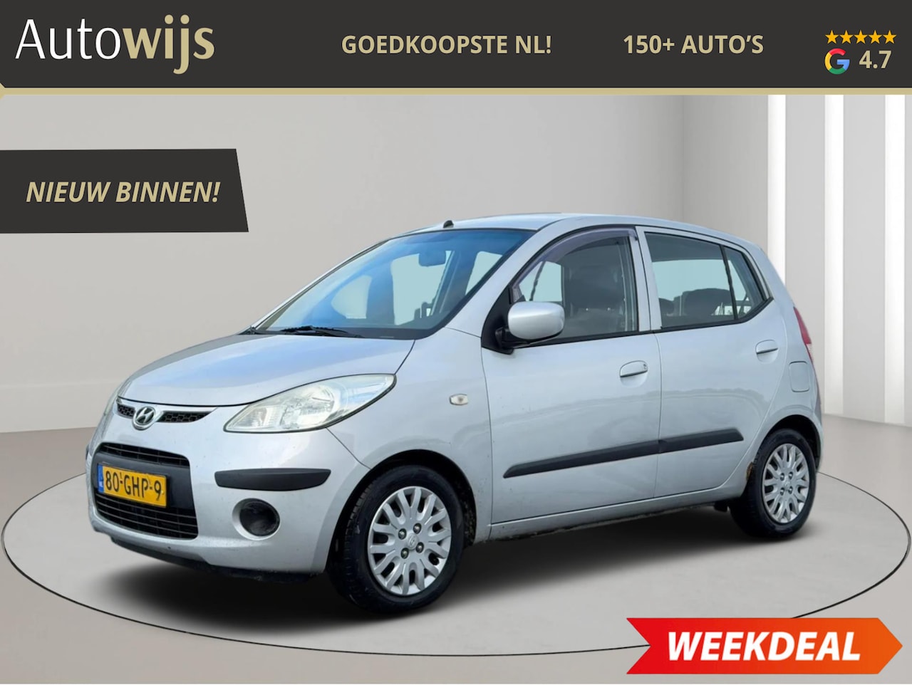 Hyundai i10 - 1.1 Dynamic Cool|AIRCO|NL AUTO|GOED ONDERHOUDEN|7-2026 APK - AutoWereld.nl