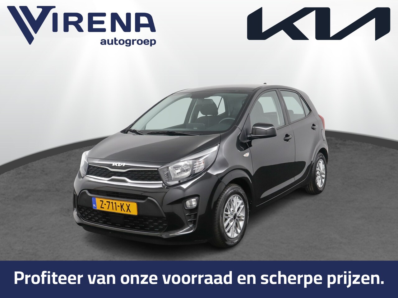 Kia Picanto - 1.0 DPi DynamicLine - Airco - Android/Apple Carplay - Cruise Control - Lichtmetalen Velgen - AutoWereld.nl