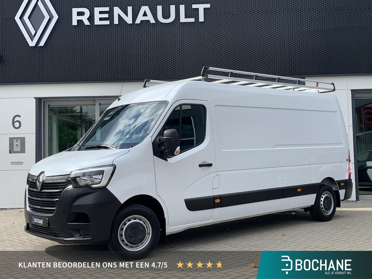 Renault Master - T35 2.3 dCi 150 L3H2 Energy Work Edition | Imperiaal | Ladder | Opsteekrol | Trekhaak - AutoWereld.nl