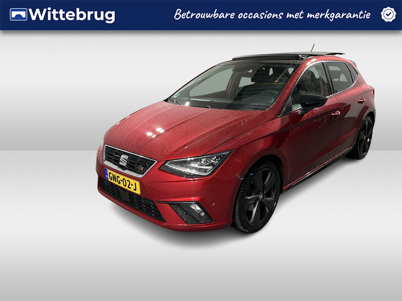 SEAT Ibiza - 1.0 TSI FR Black Edition / AUTOMAAT/ BEATS AUDIO/ PANO/ DCC/ CAMERA/ PARK. SENSOREN/ LEDER - AutoWereld.nl