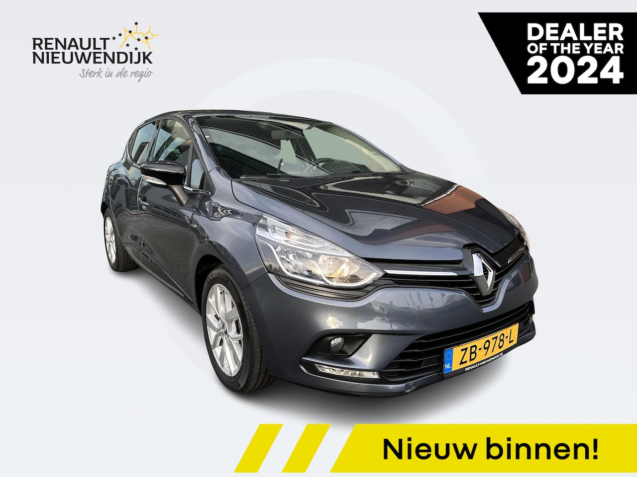 Renault Clio - 0.9 TCe Limited | NAVIGATIE | PARKEERSENSOREN | AIRCONDITIONING | CRUISE CONTROL | APPLE C - AutoWereld.nl