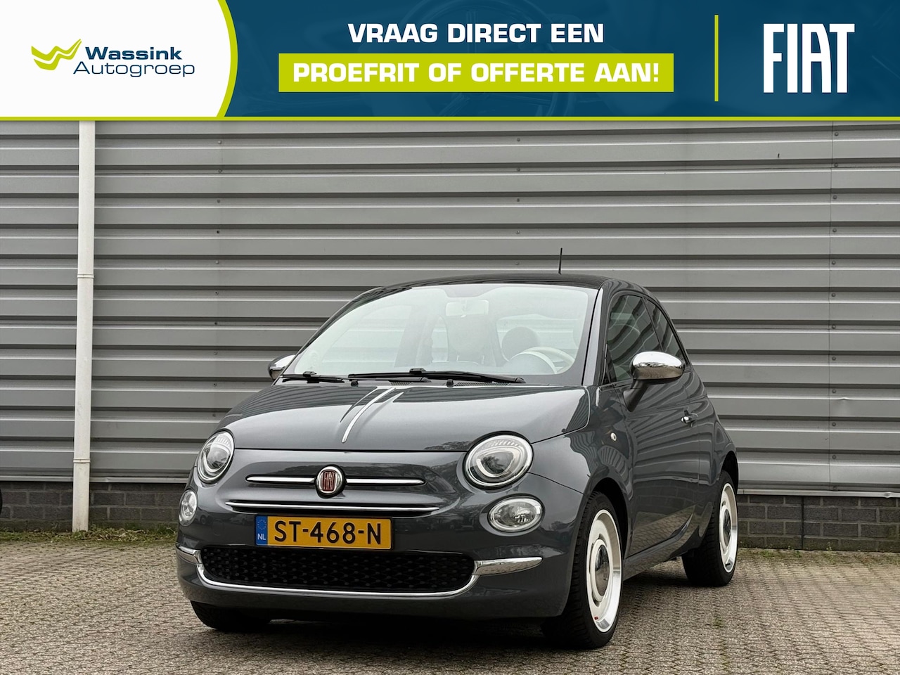 Fiat 500 - TwinAir 80pk Anniversario | Glazen Panoramadak | Speciale Retro Uitvoering | Cruise Contro - AutoWereld.nl