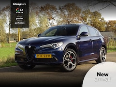 Alfa Romeo Stelvio - 2.0 T AWD 310PK Veloce | Carplay | Customized | Schuifdak | Cognac Leer | Squadra