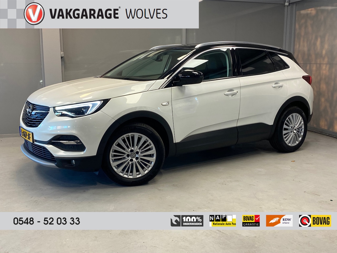 Opel Grandland X - 1.2 Turbo Ultimate | CLIMA | ELEKTR ACHTERKLEP | LED | CAR PLAY | - AutoWereld.nl