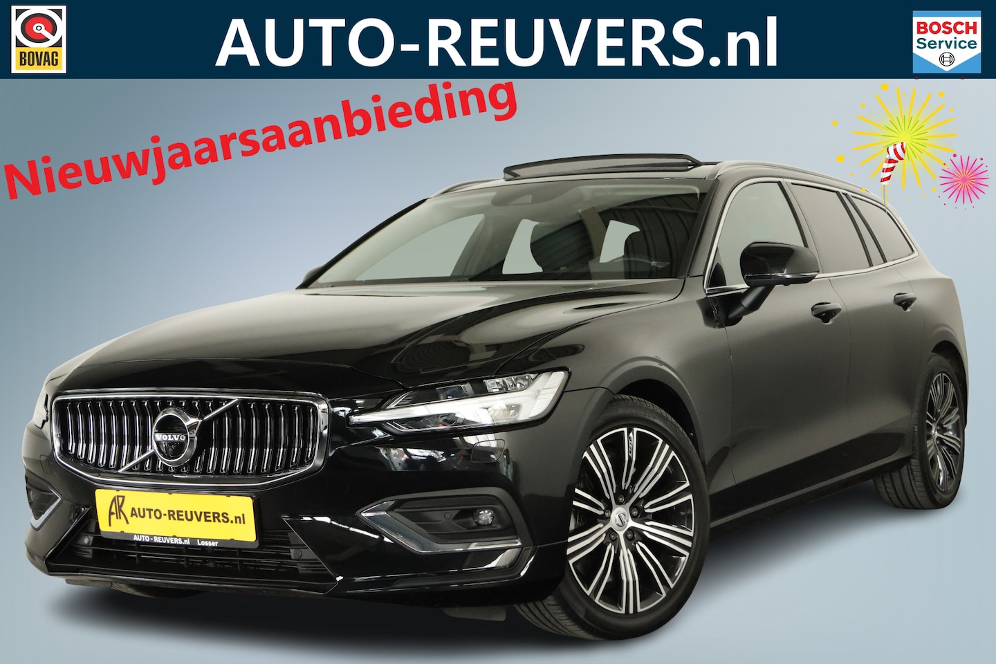 Volvo V60 - 2.0 B6 AWD 300 pK Inscription / Opendak / Pilot assist / HK / CarPlay - AutoWereld.nl