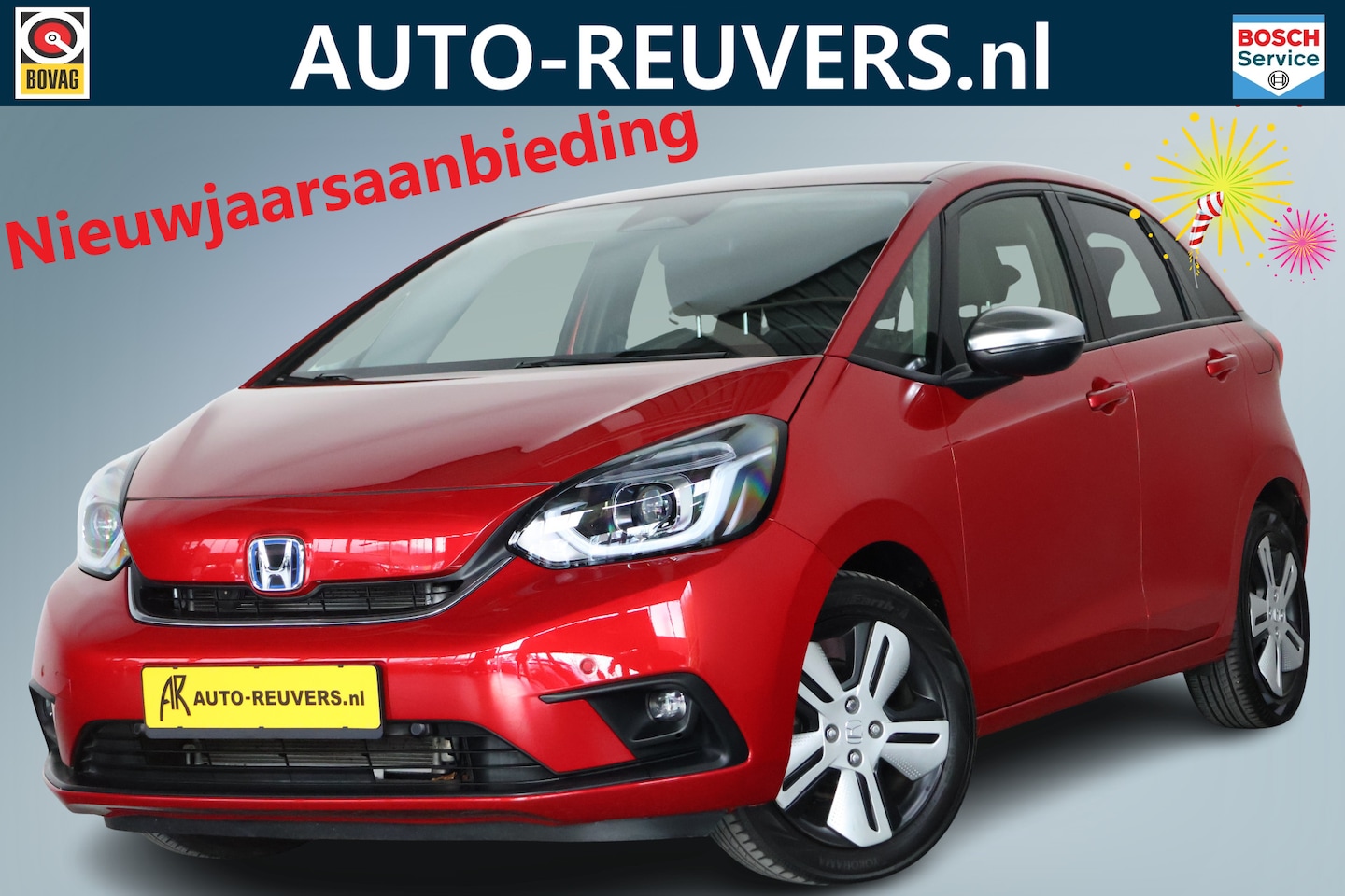 Honda Jazz - 1.5 e:HEV Elegance / LED / Navi / CarPlay / ACC / Cam - AutoWereld.nl
