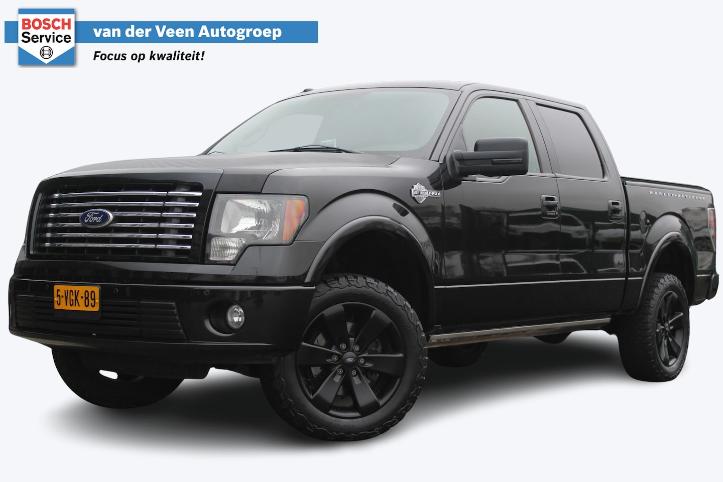 Ford F150 - 5.4L V8 Harley Davidson AWD LPG | MARGE AUTO | Luchtvering | 200L Prins LPG installatie | - AutoWereld.nl