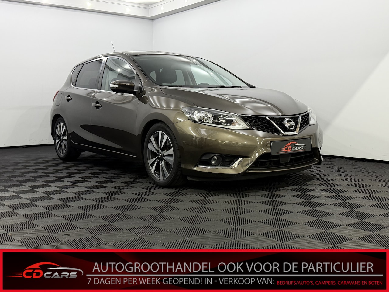 Nissan Pulsar - 1.6 DIG-T GT Half leder, 360 Camera, Navi, Cruise control, Keyless start, Clima, A start s - AutoWereld.nl