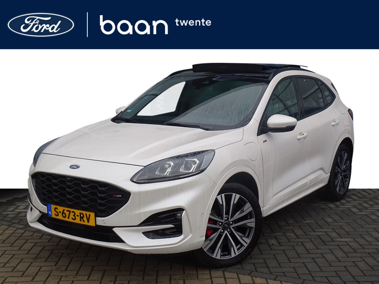 Ford Kuga - 2.5 PHEV 225 PK ST-Line X | Pano dak | 20 inch | Parelmoer wit | B&O | Head-UP | Adaptive - AutoWereld.nl