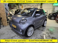 Smart Fortwo cabrio - EQ Comfort PLUS Leder - JBL Soundsysteem - winterpakket - Titanium Mat Grijs - 3 fase 22 k
