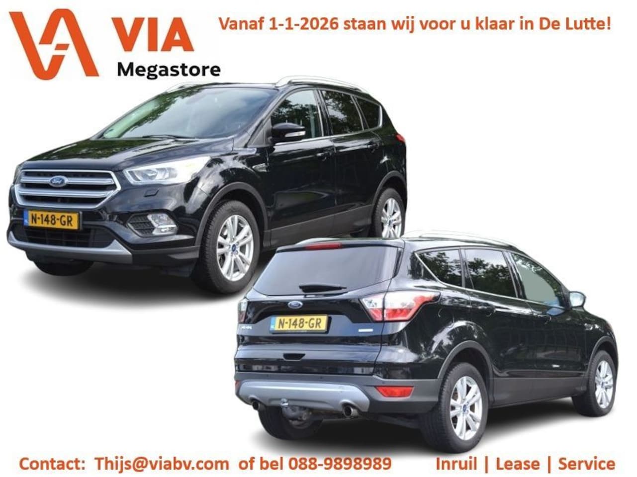 Ford Kuga - 1.5 EcoBoost Luxury | Navi | Winterpack | Trekhaak | Cruise | - AutoWereld.nl
