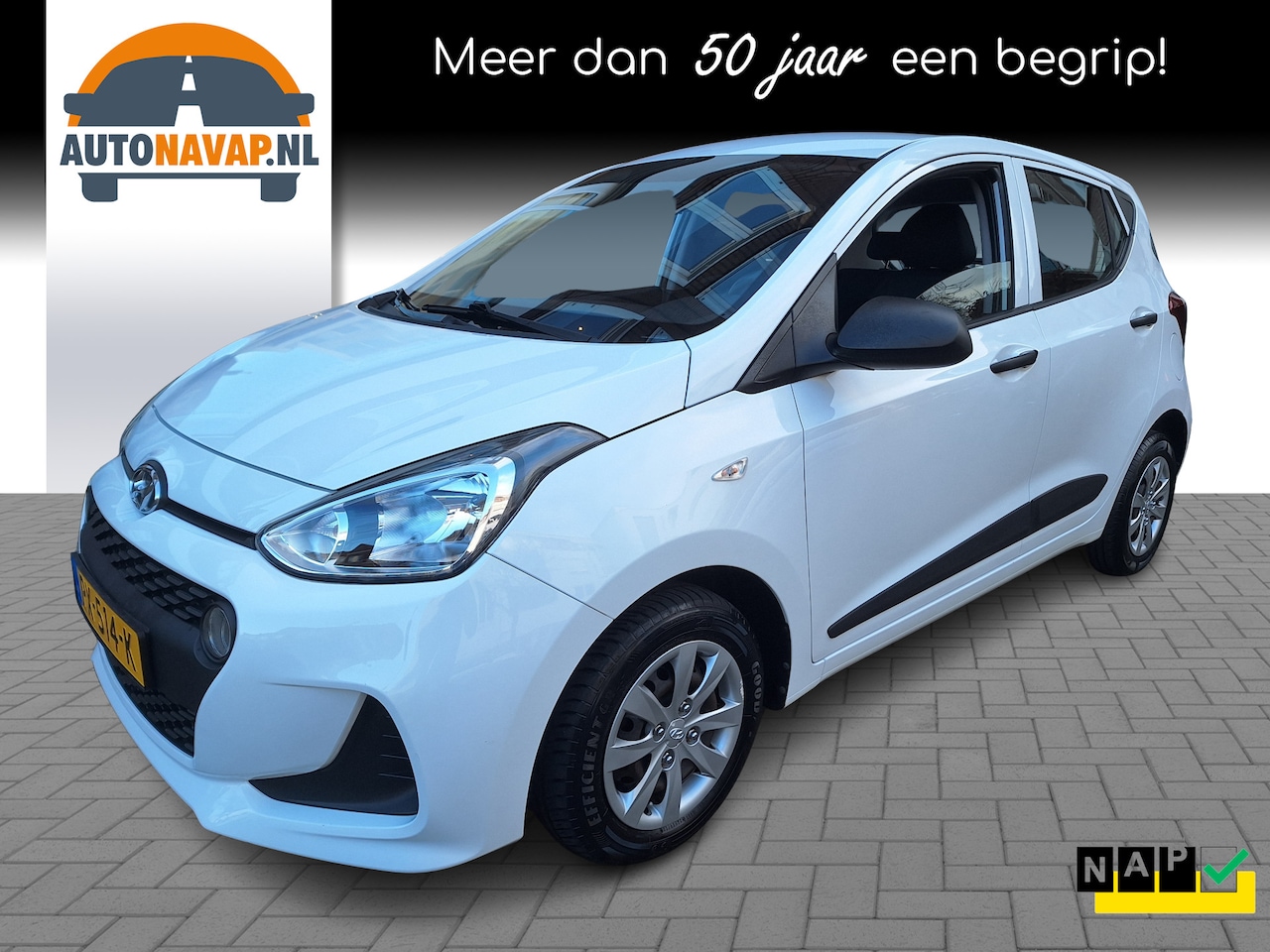 Hyundai i10 - 1.0i i-Motion 5Drs /58.000 Km/Airco/Garantie - AutoWereld.nl