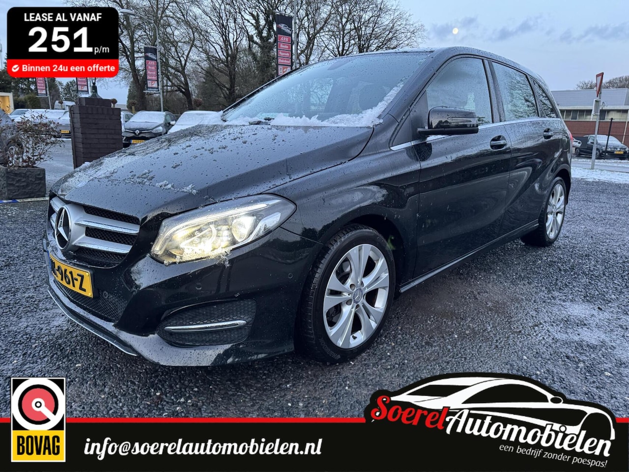 Mercedes-Benz B-klasse - 180 Ambition AUTOMAAT half leer trekh 2017 - AutoWereld.nl